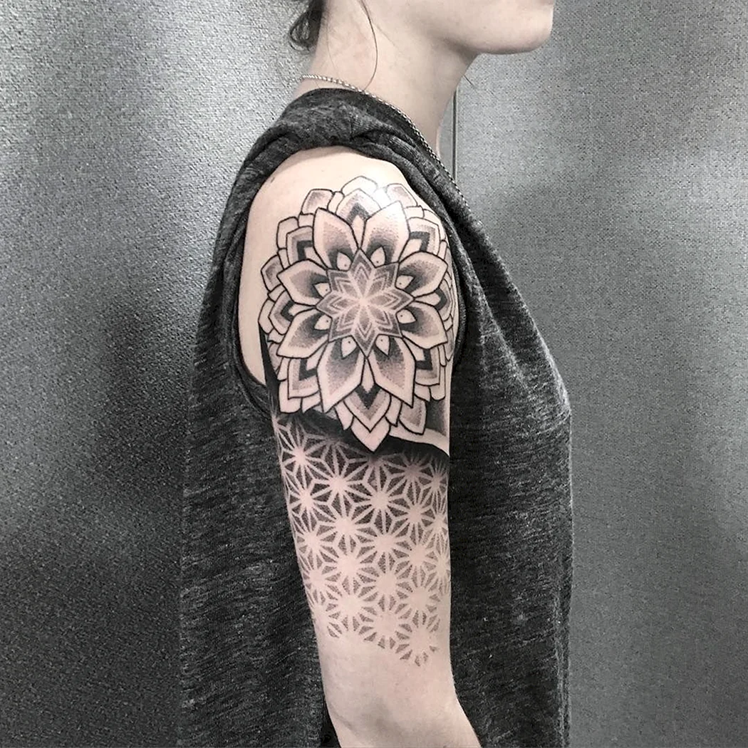 Дотворк узоры тату