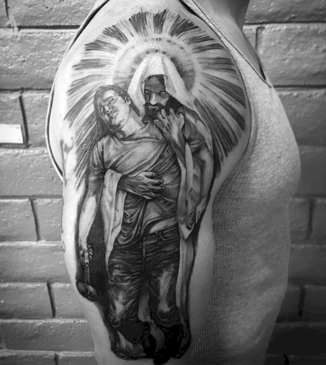 Тату религиозные мужские