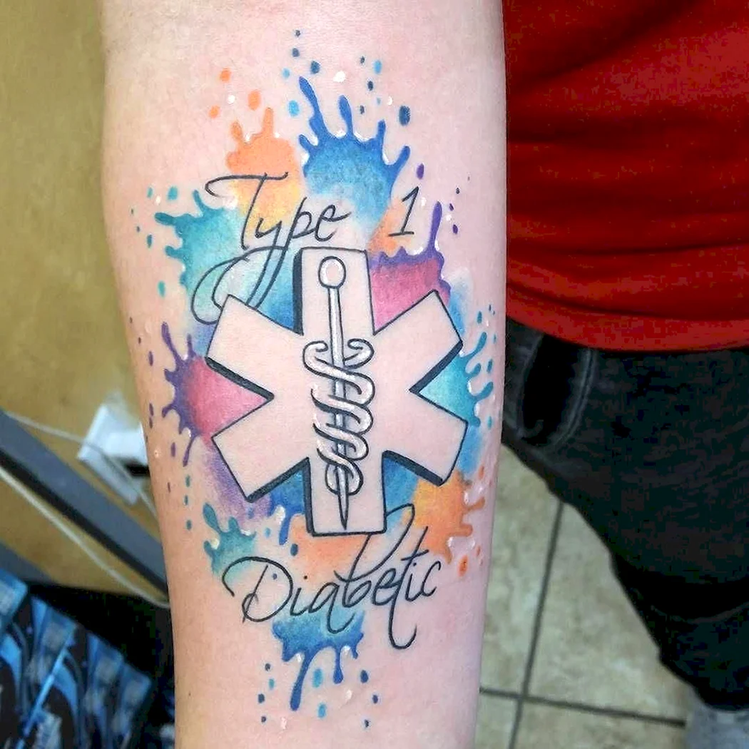 Тату на тему медицины