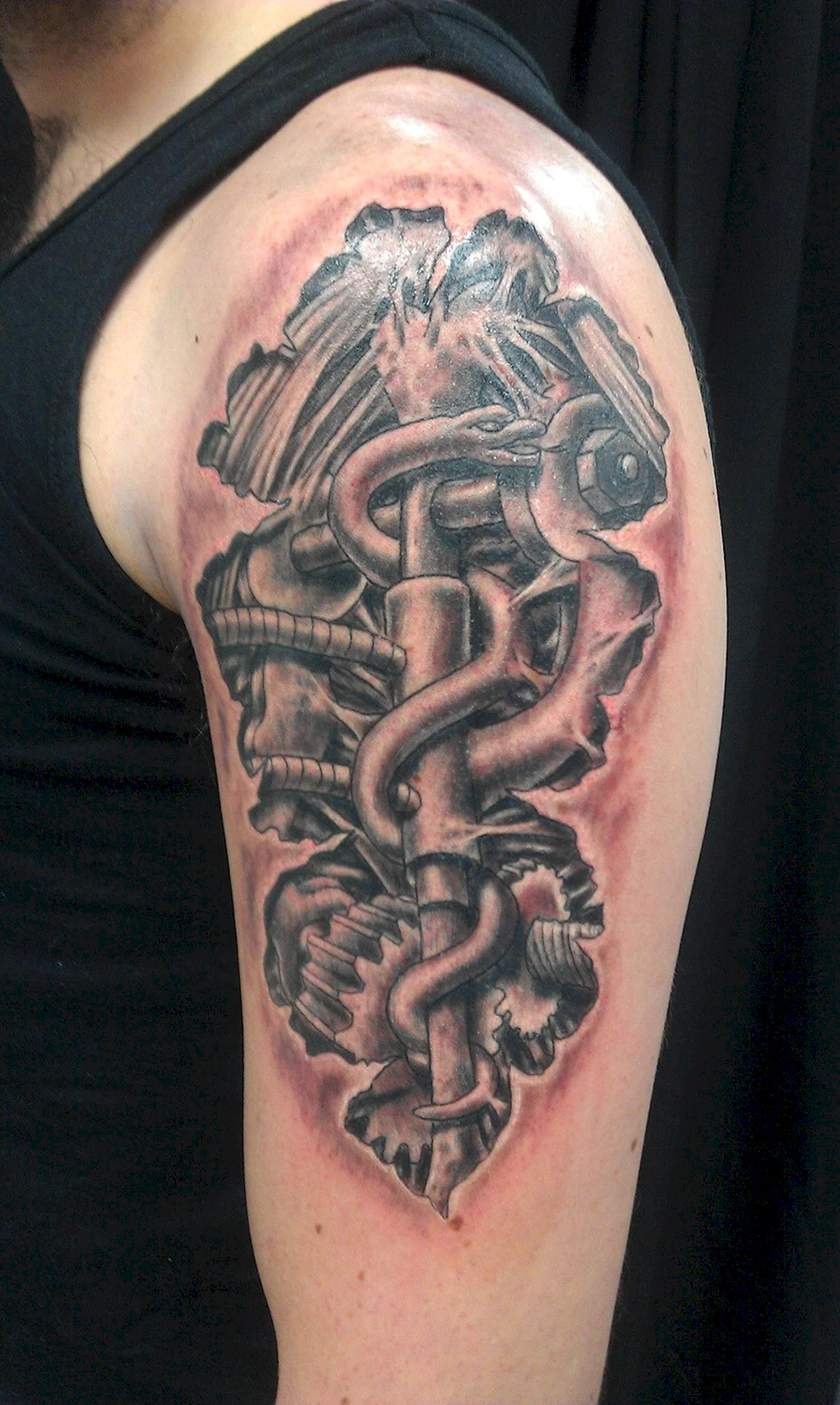 Асклепий тату