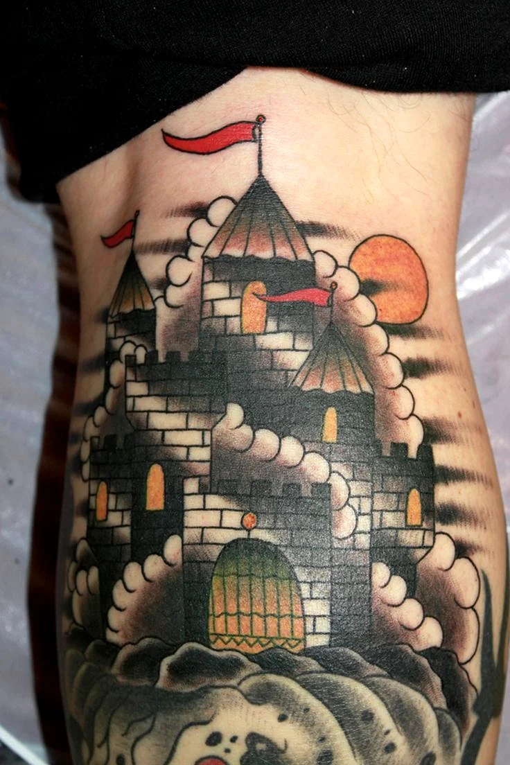 Тату замки и башни