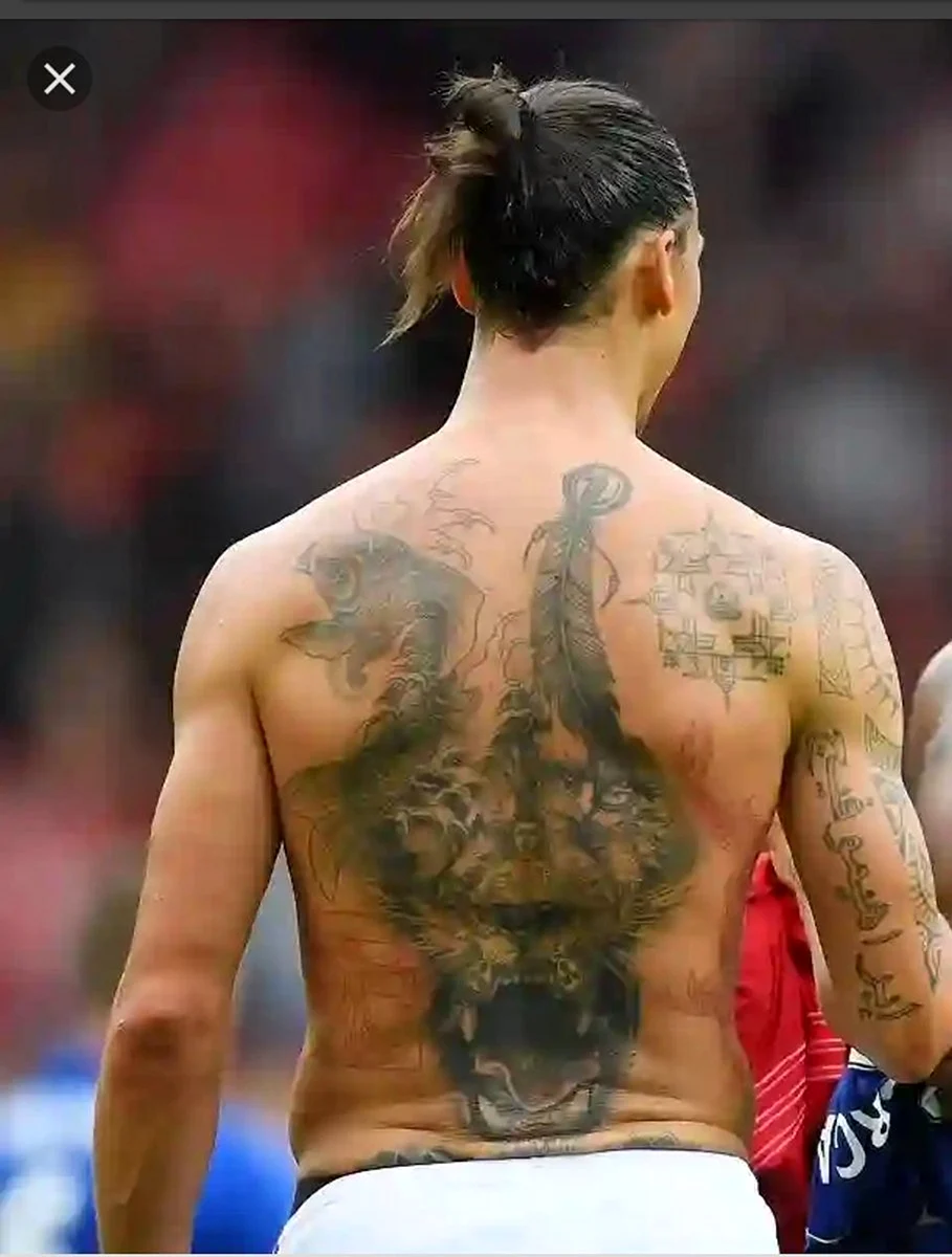 Футболист Златан Ибрагимович Татуировки