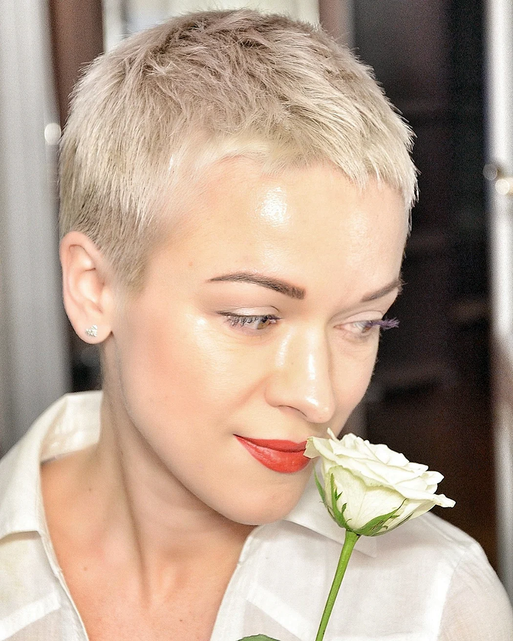 Джастин Уодделл с короткой стрижкой