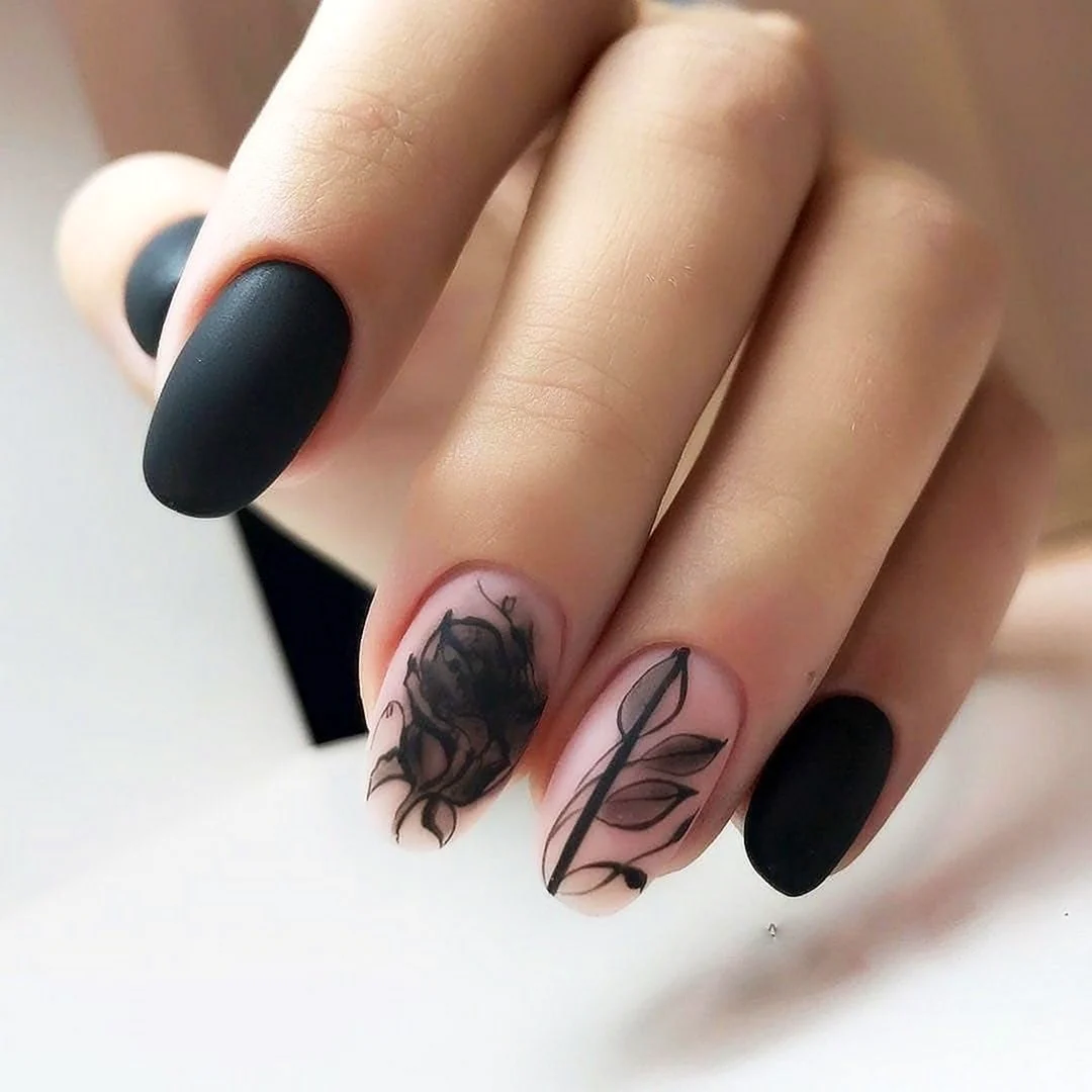 Маникюр вуаль