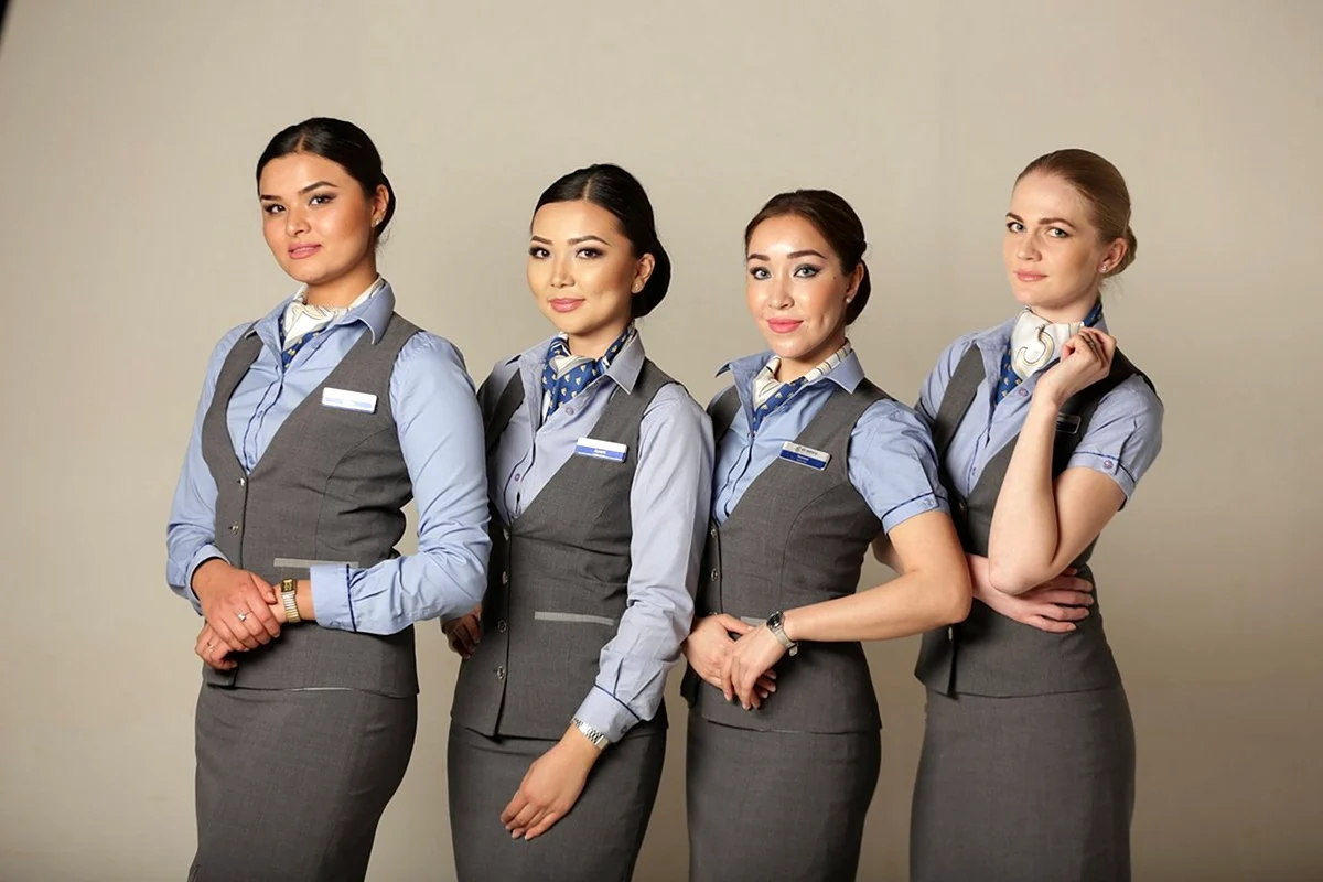 Air Astana стюардессы