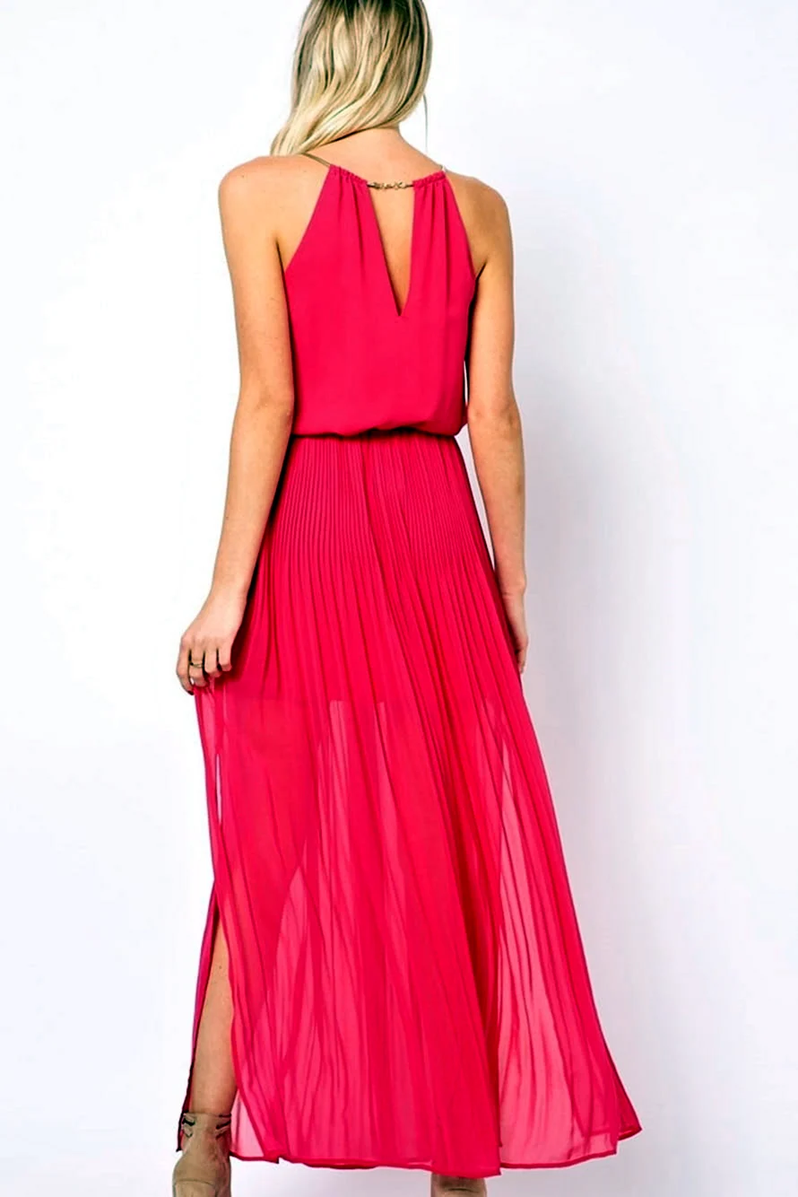 Платье из гофре