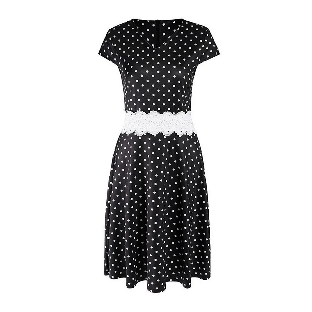 Платье Zimmermann белое в черный горошек