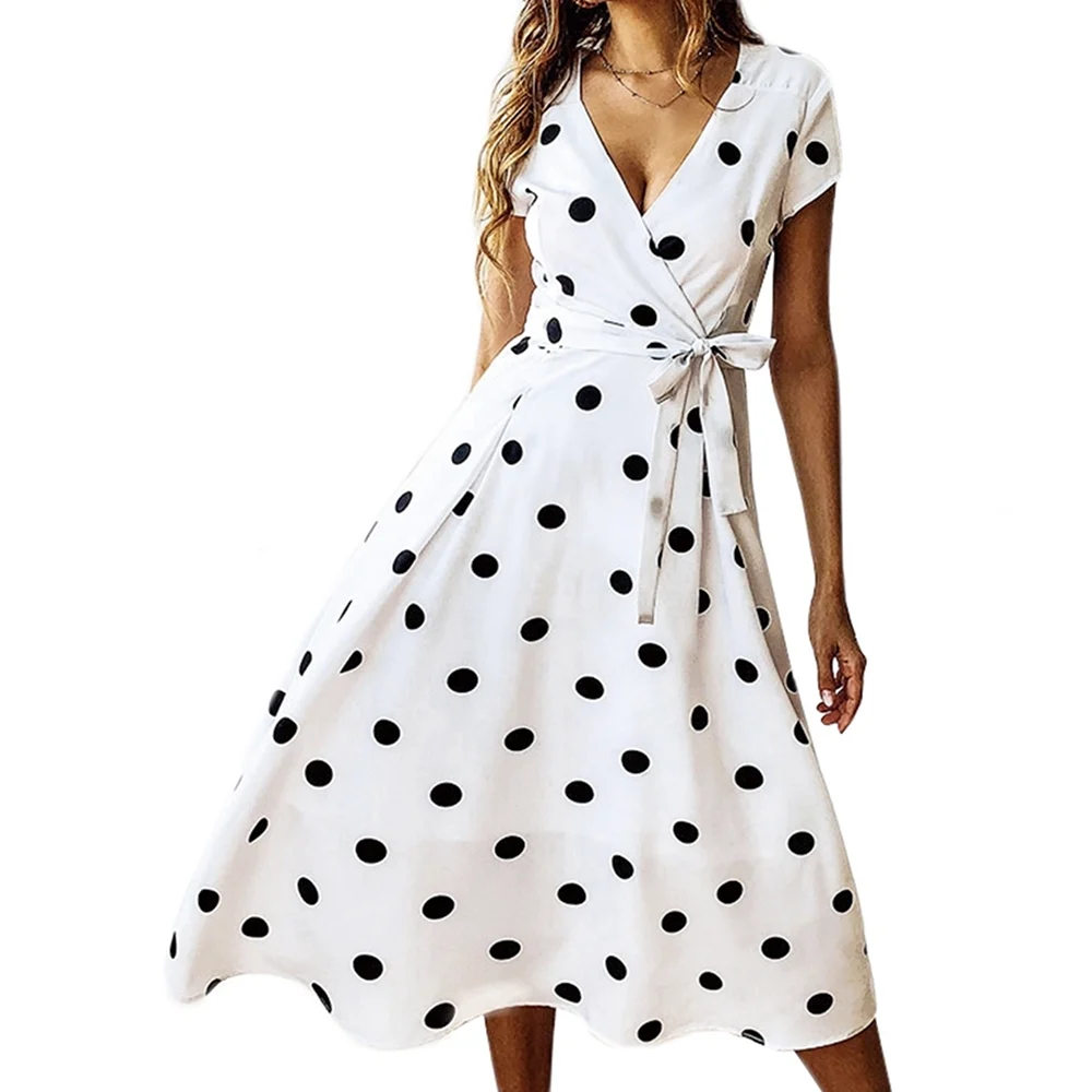 Платье в горошек