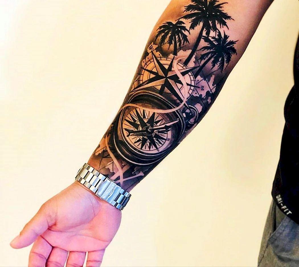 Тату на руке