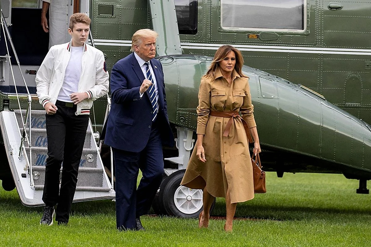 Мелания и Дональд Трамп 2020