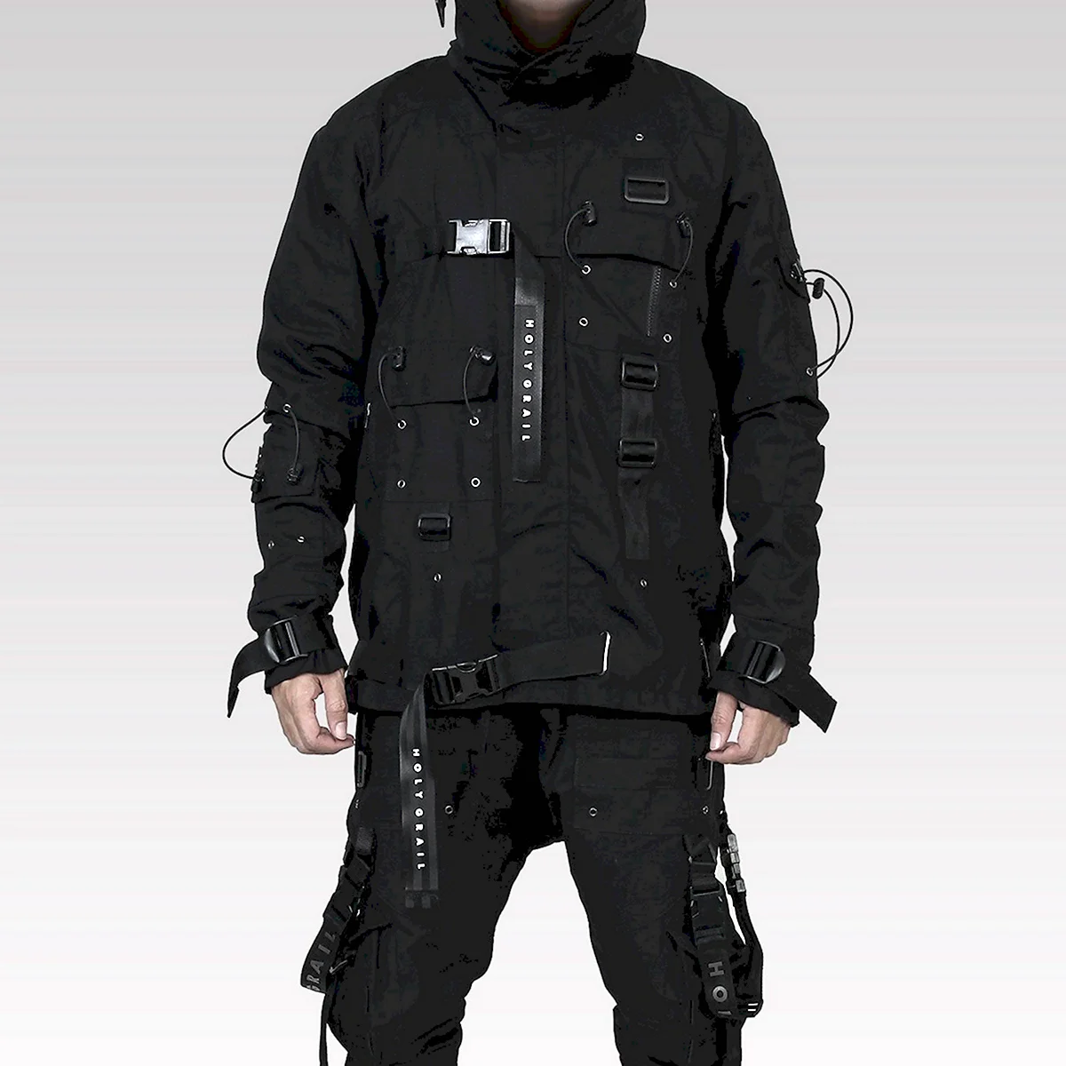 Techwear штаны киберпанк