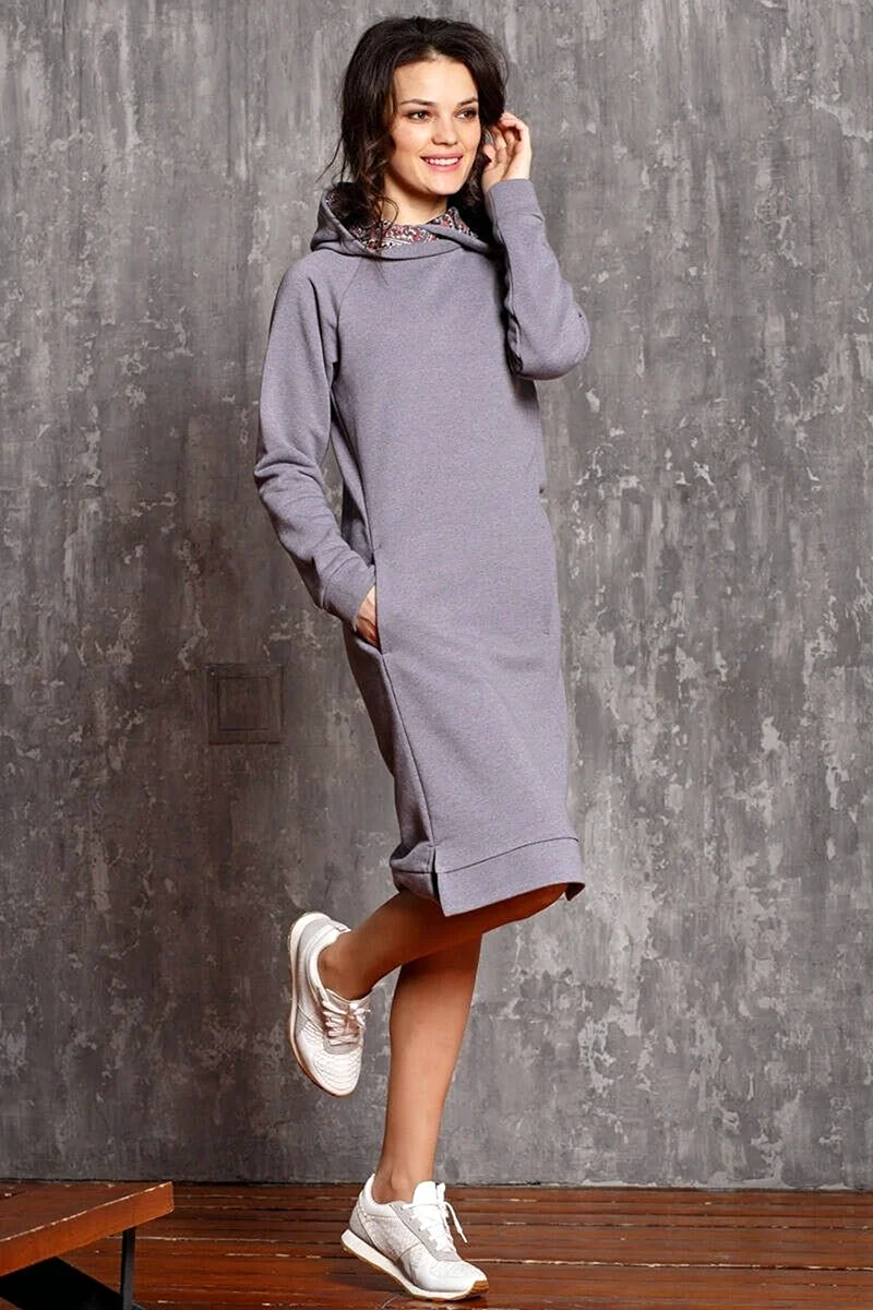 Спортивное платье из футера