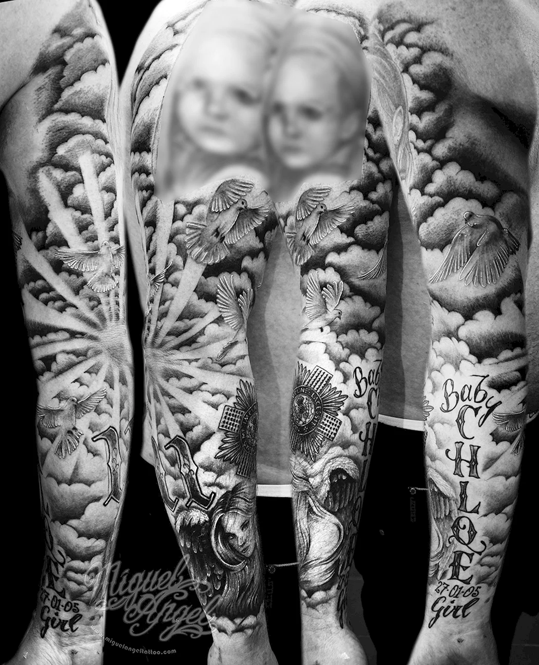 Тату облака