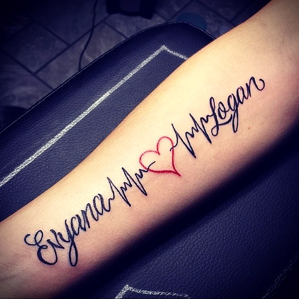 Тату с именем