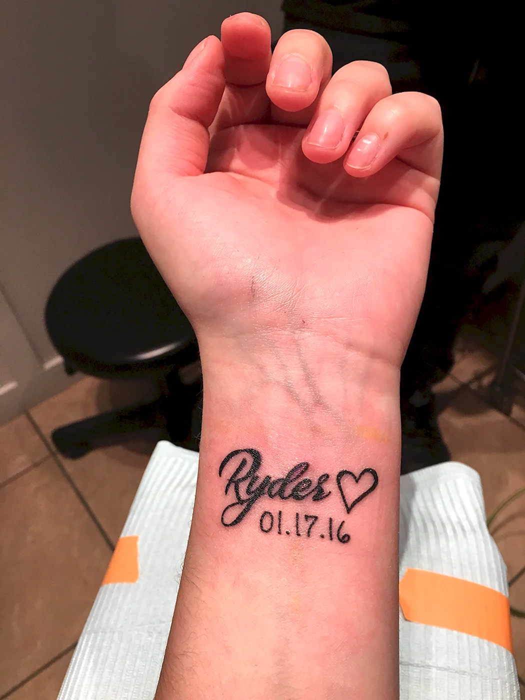 Тату с именем