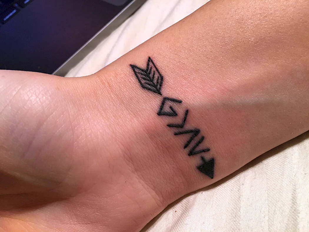 Тату на руке мужские небольшие