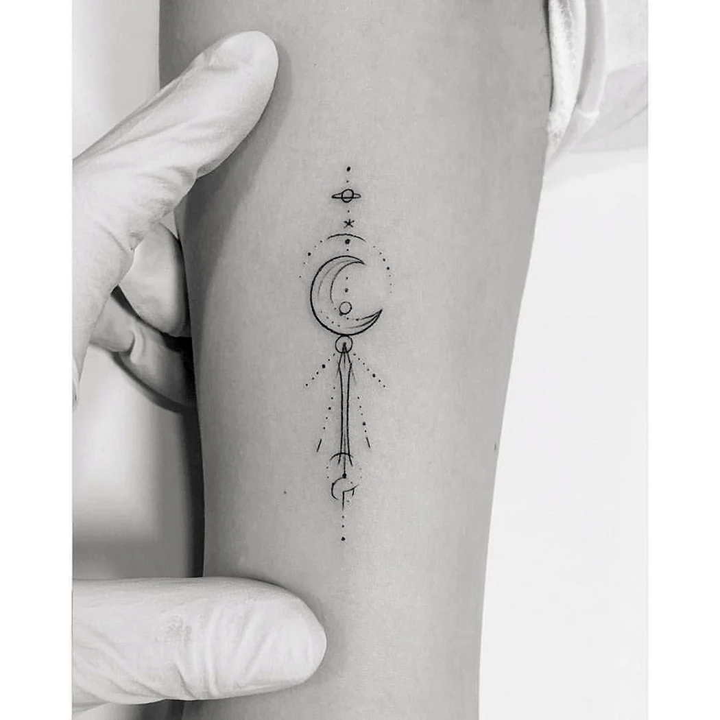 Сейлор Мун маленькая тату