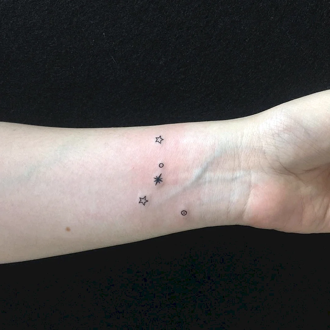 Созвездие на руке