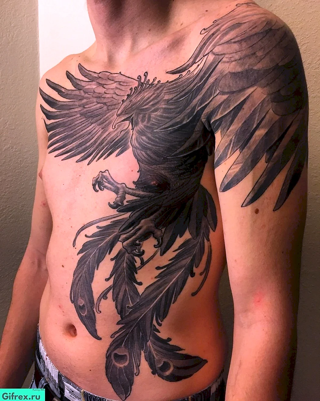 Феникс тату