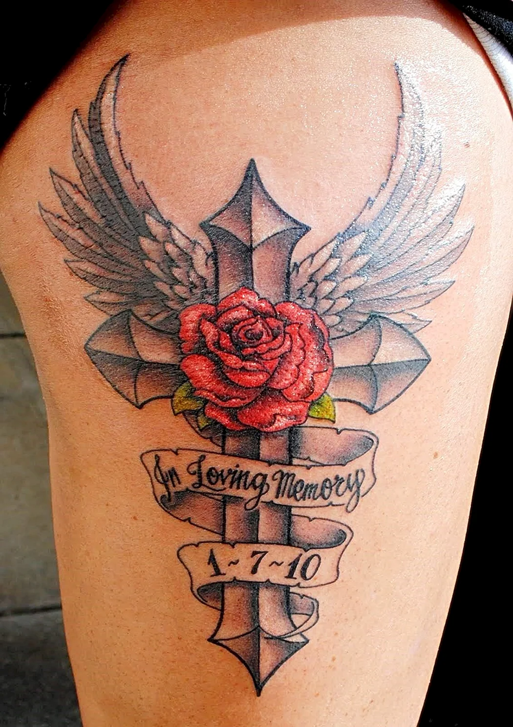 Тату в память о маме