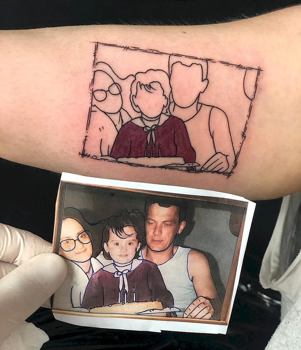 Трогательные тату