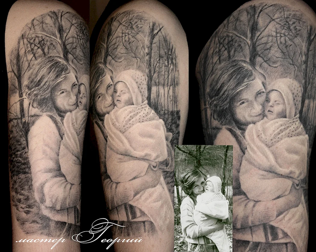 Тату в память о маме