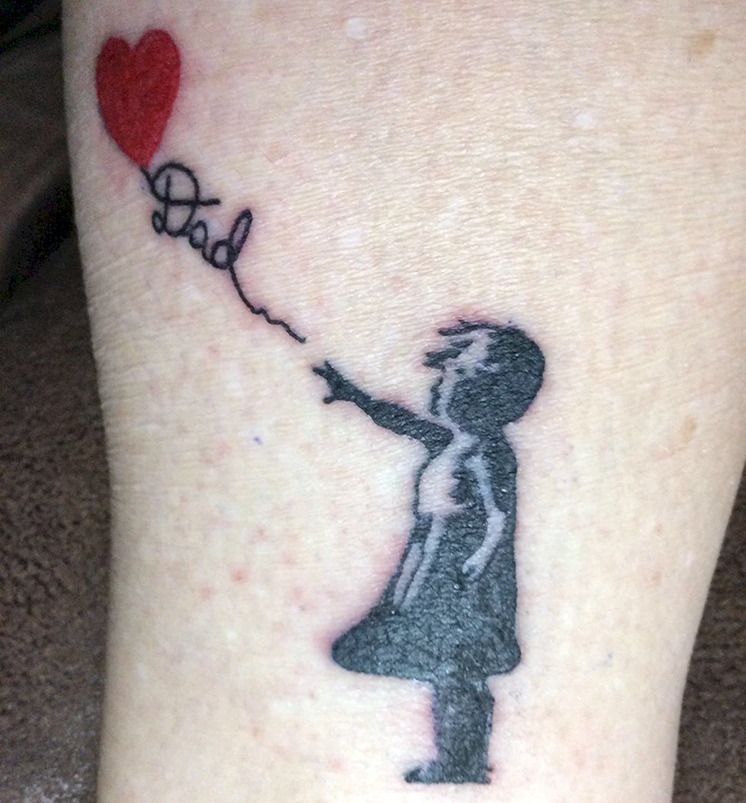 Тату в память о папе