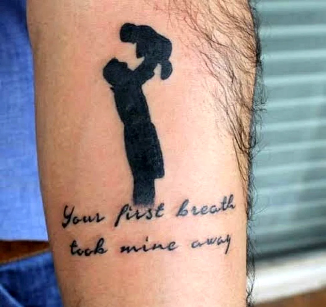 Тату в память о папе