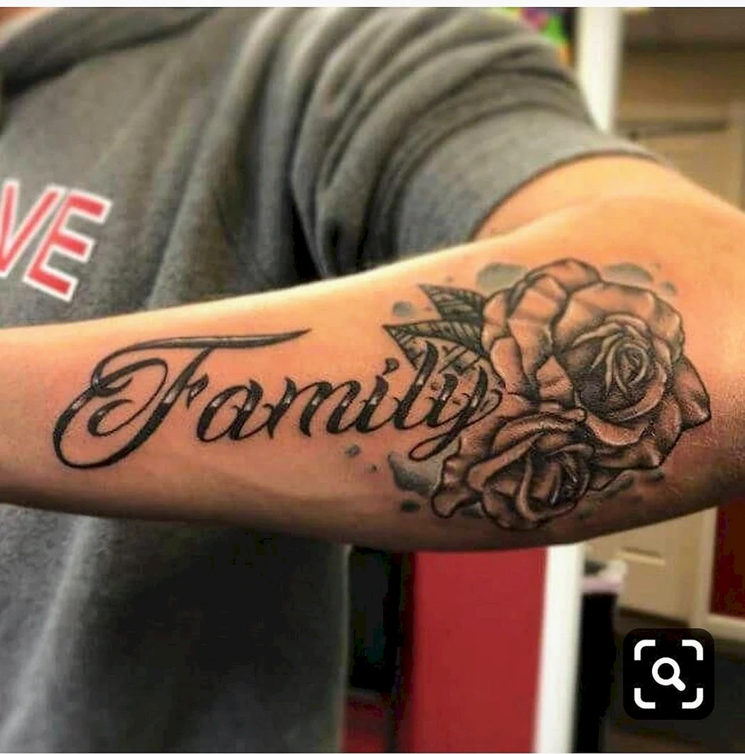 Тату на предплечье