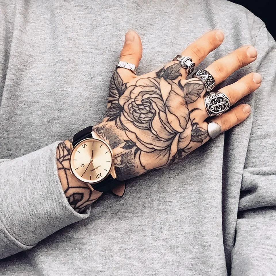 Тату на кисти