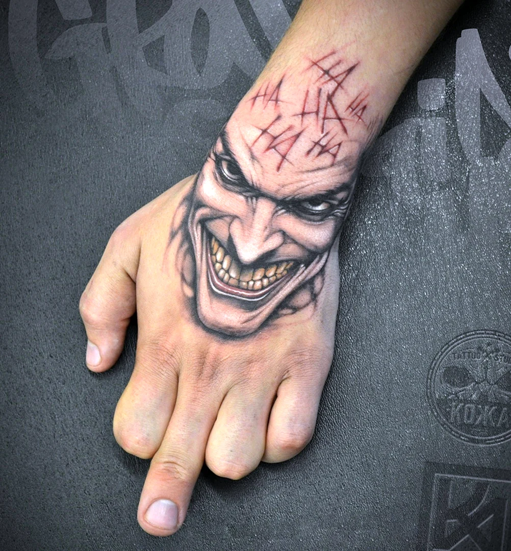 Тату на кисти мужские молодежные