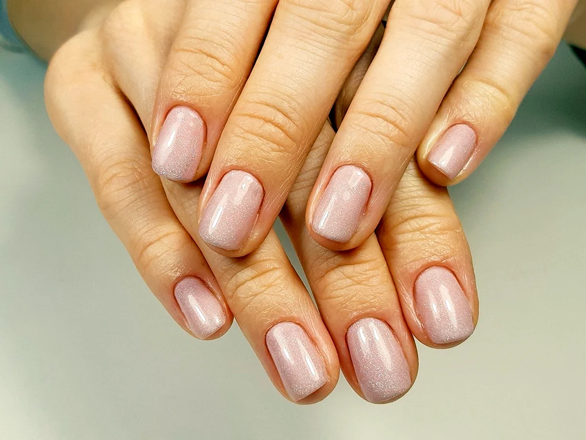 Ногти однотонные