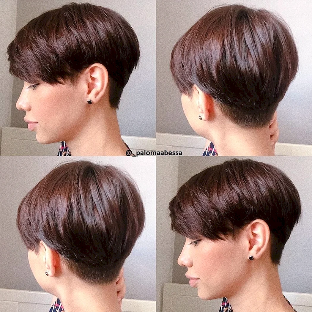 Стрижка Боб-Гарсон на короткие волосы