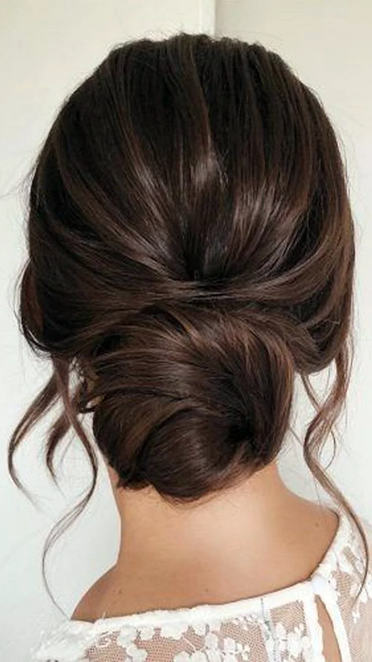 Прическа пучок