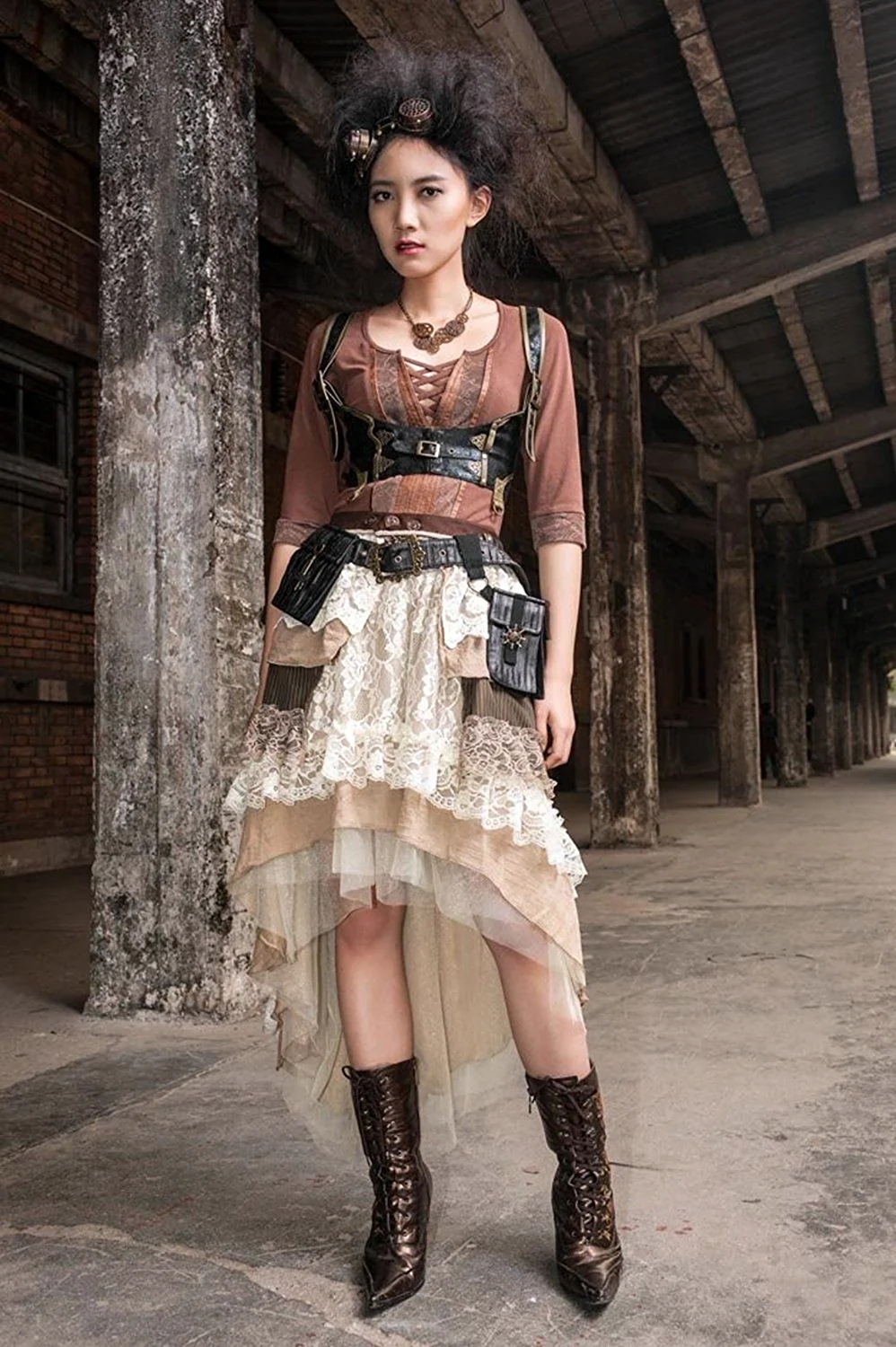 Платье в стиле стимпанк