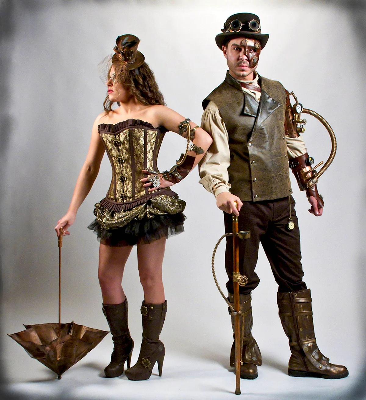 Steampunk стиль одежды