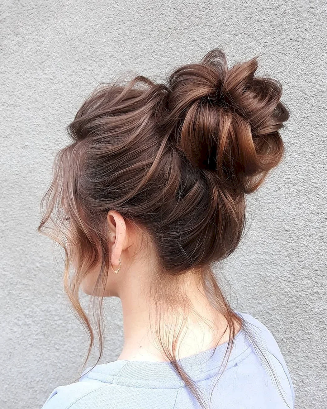 Прическа пучок