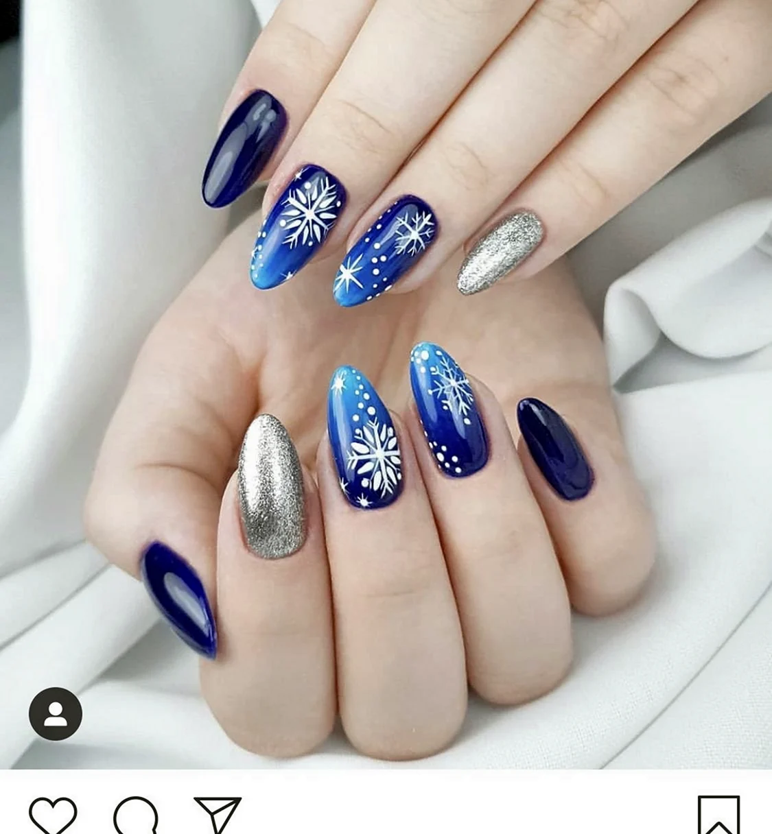 Новогодний маникюр