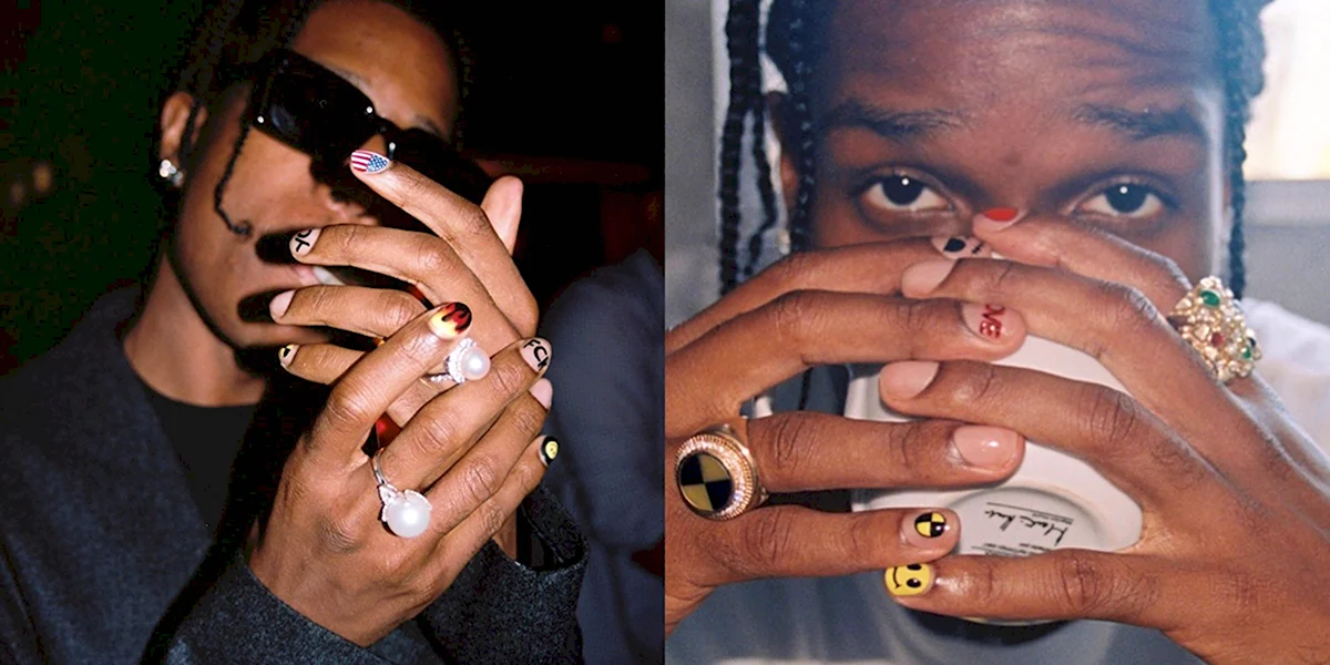 ASAP Rocky маникюр