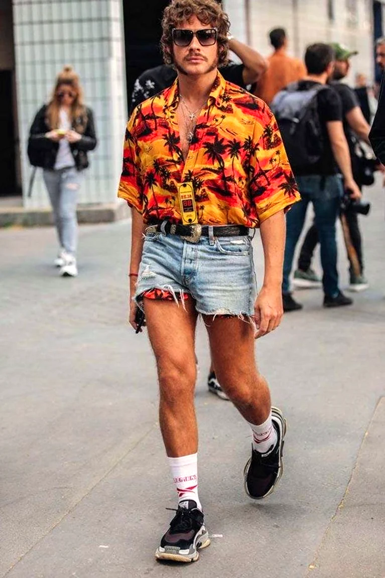 80е мода Америка мужская