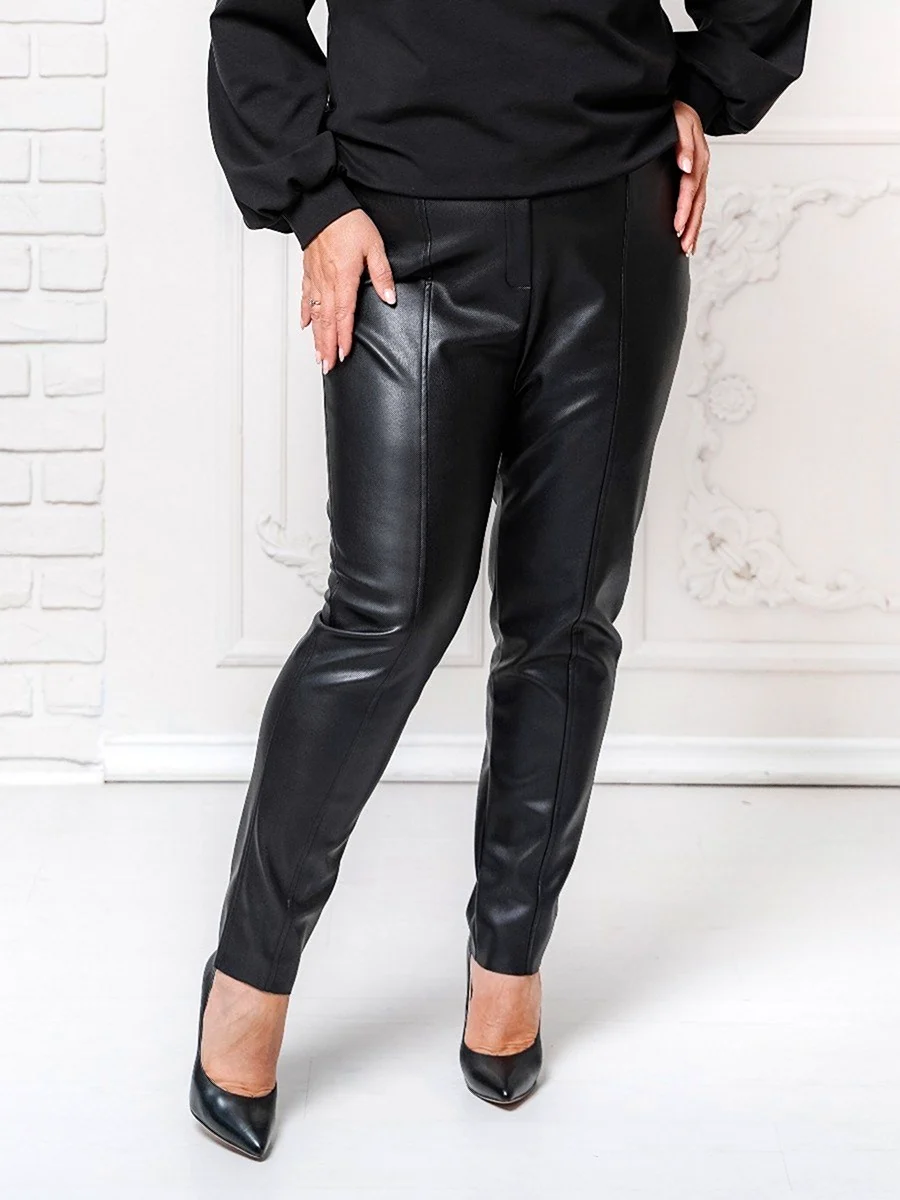 Брюки из экокожи Саваш