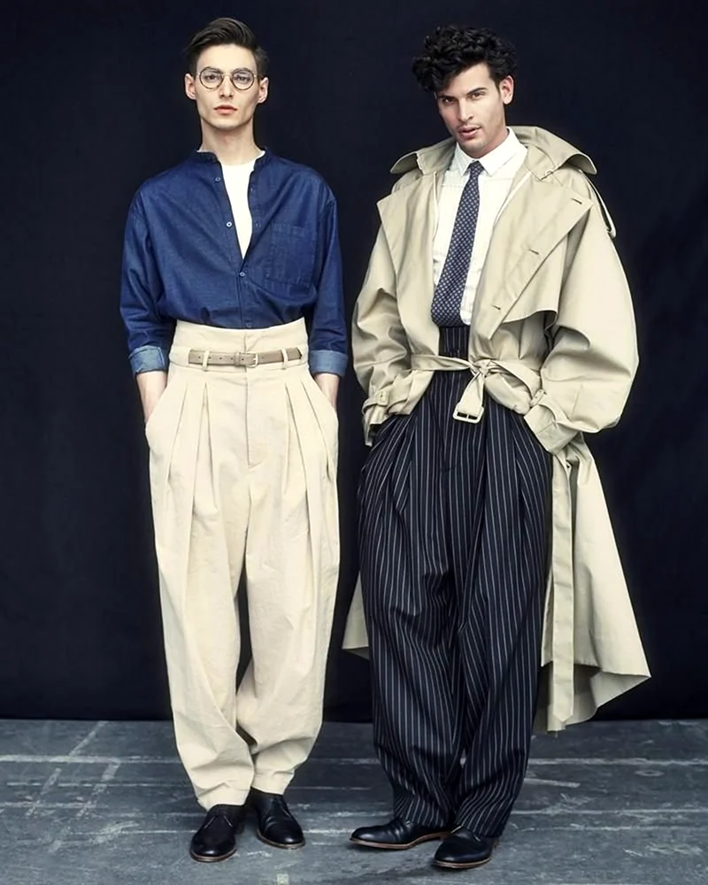 Брюки в стиле ретро мужские