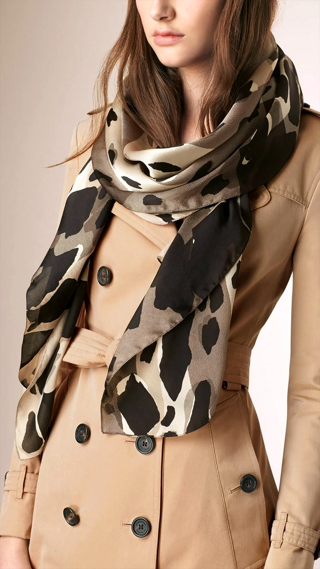 Шарфы к тренчу Burberry 2020