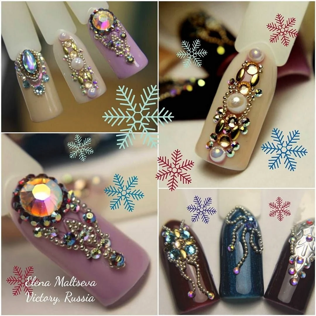 Инкрустация ногтей