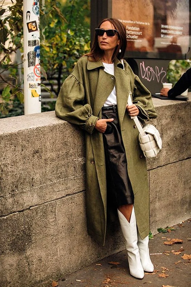 Тренч стрит стайл 2020