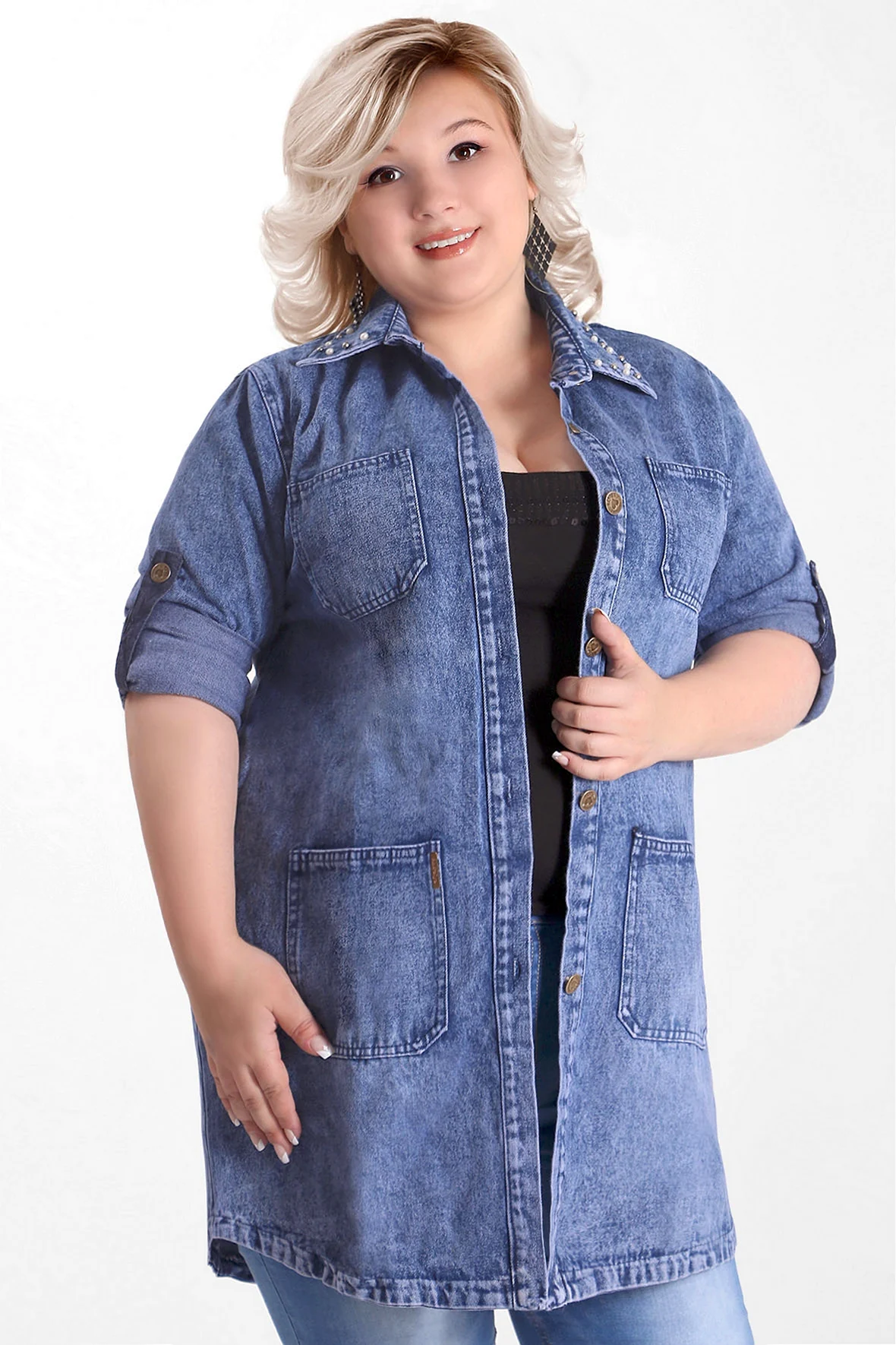 Джинсовый кардиган для женщин