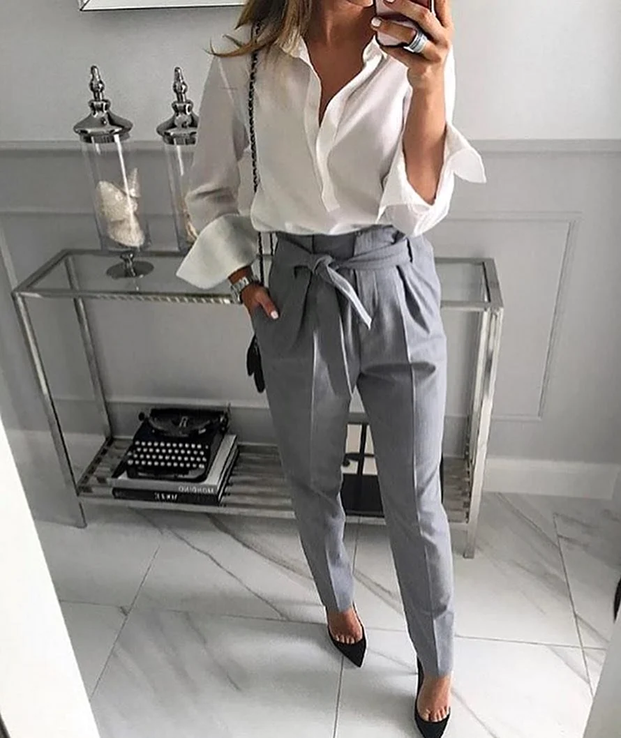 Стильная офисная одежда для девушек