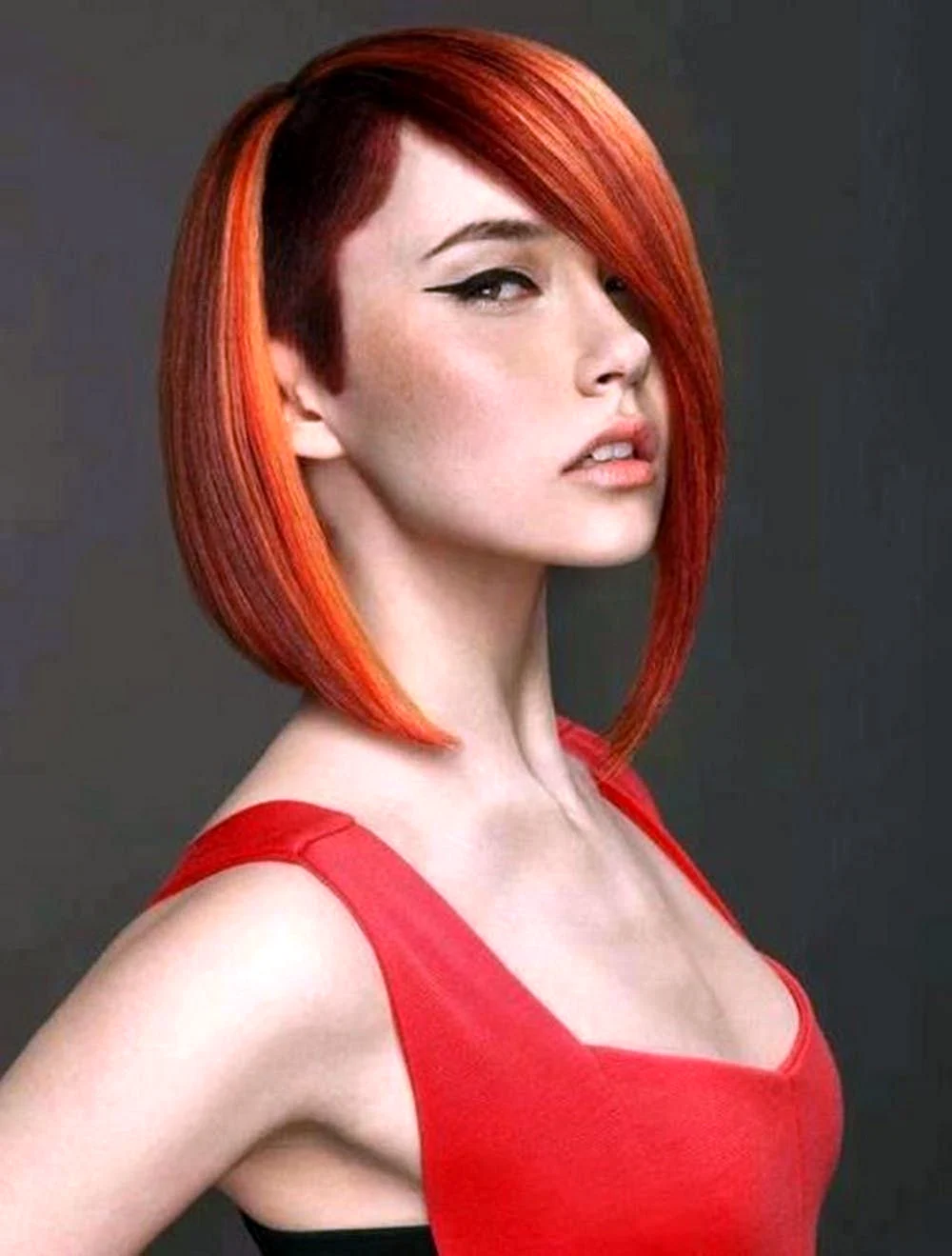 Стрижки на рыжие волосы