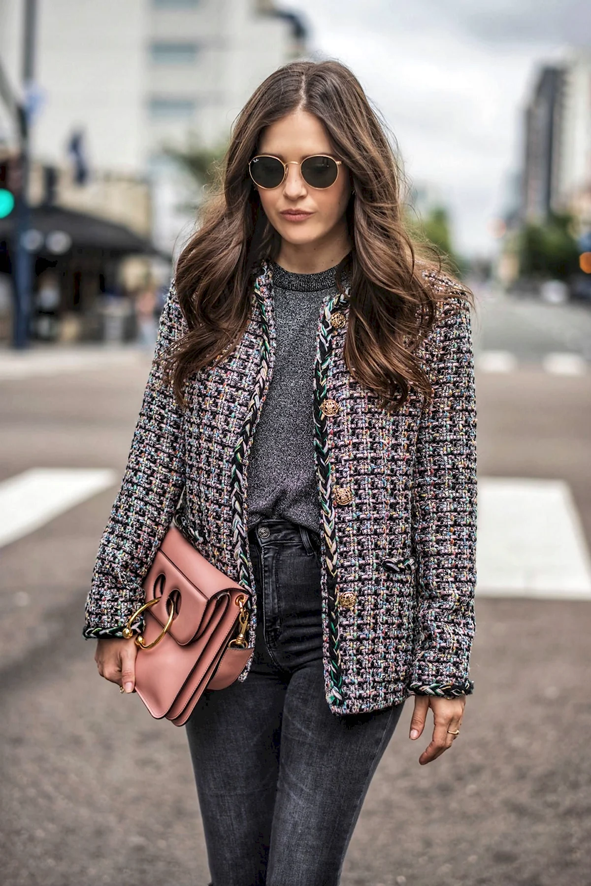 Жакет Шанель 2020 Street Style