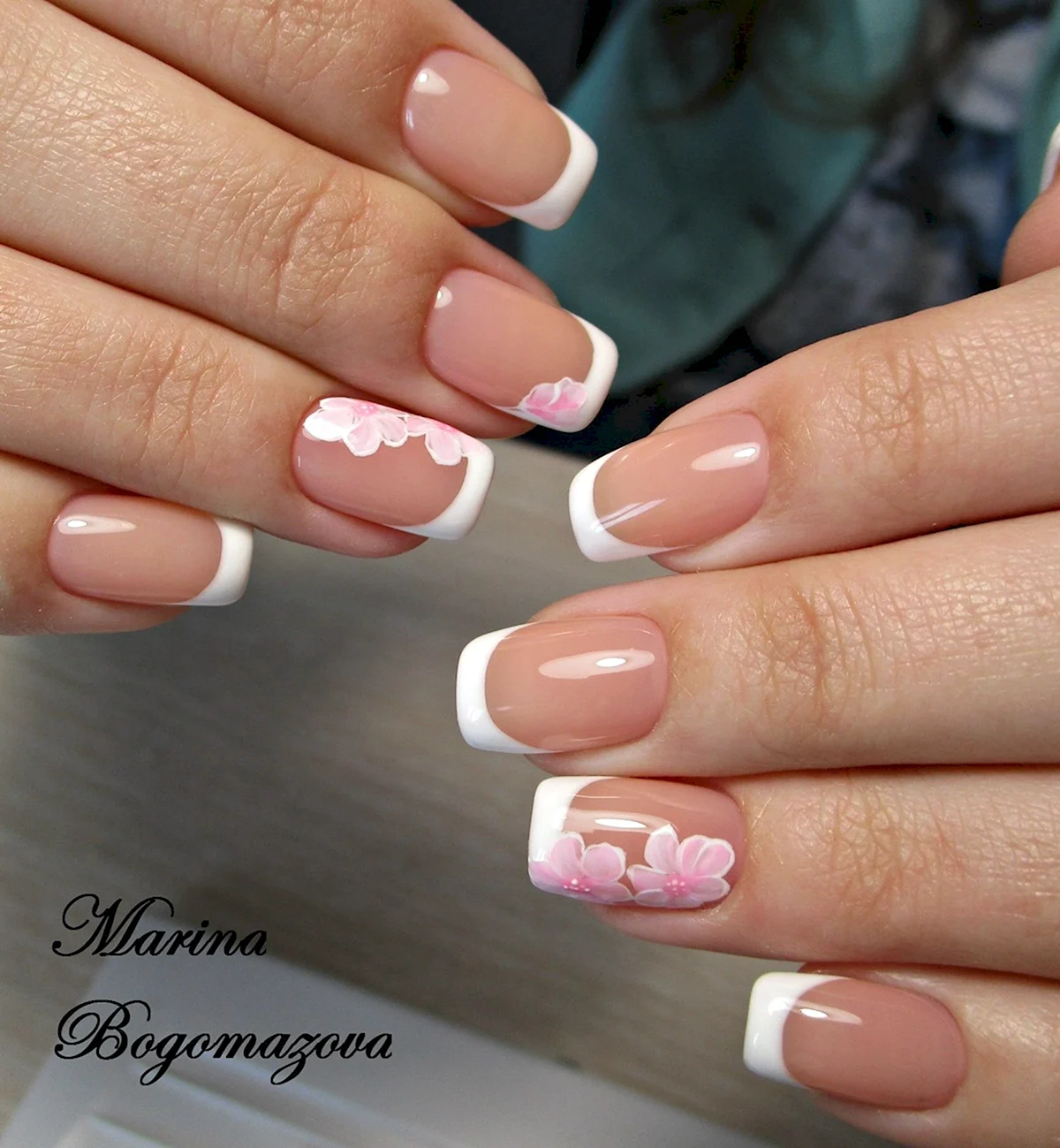 Летний белый френч